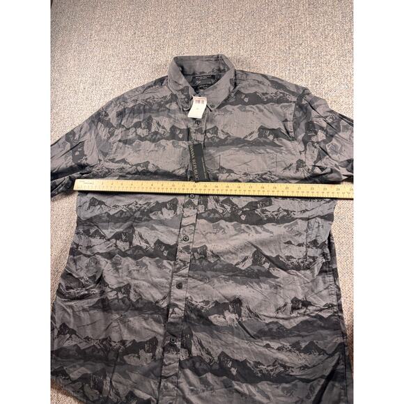 Banana Republic Long Sleeve Mountain Pattern Shirt Men's X Large - Picture 6 of 7